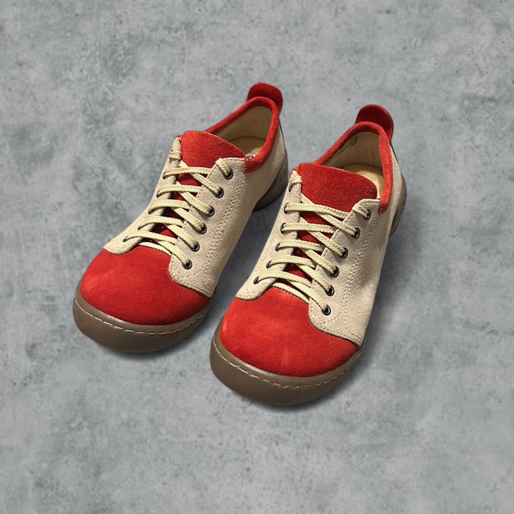 Rebel Womens Shoes Beige/Red Size 7